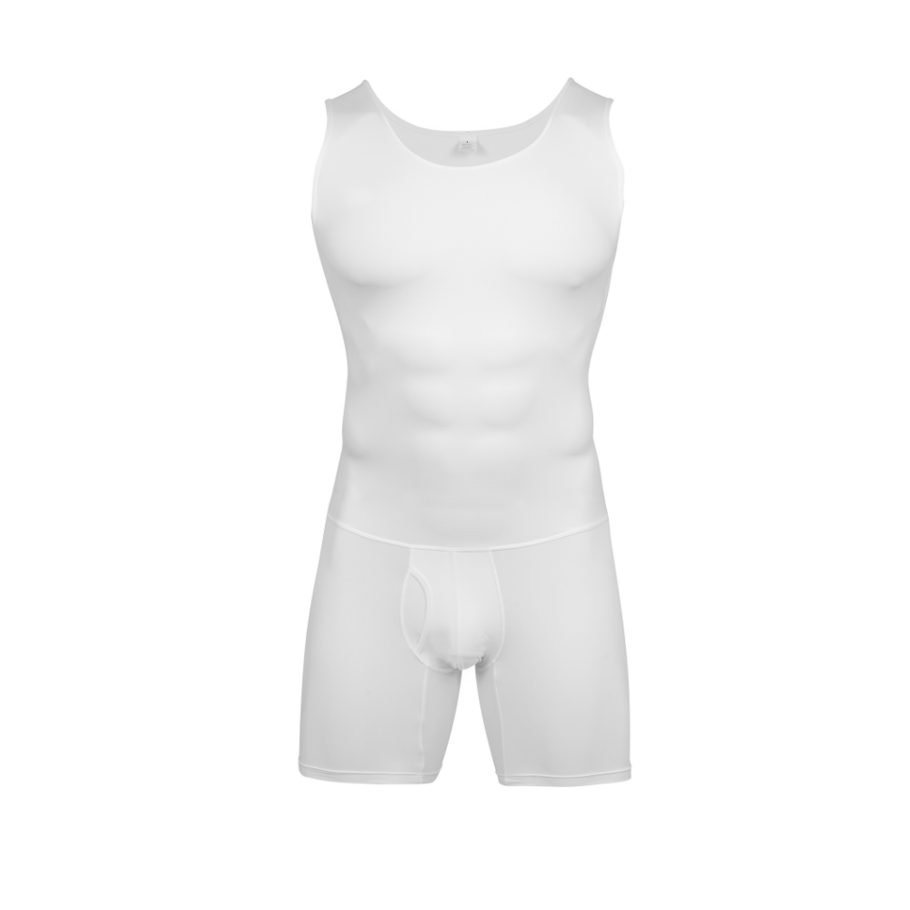 Shapewear Bodysuit Firm - Erkek Şekillendirici Body, Göbek Kontrolü İnceltici