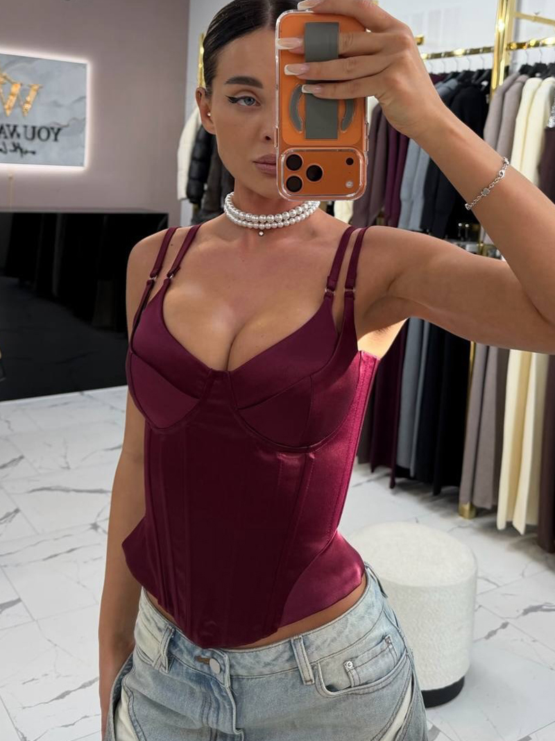 Strapless Bra Backless - Seksi Kadınlar Straplez Korse Üst Yeni
